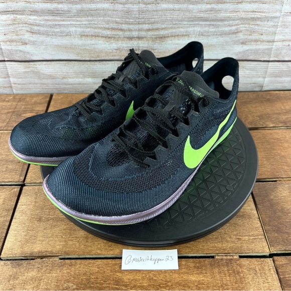 Nike ZoomX DragonFly Black Lime Blast Spiked Track Shoes - Picture 2 of 9